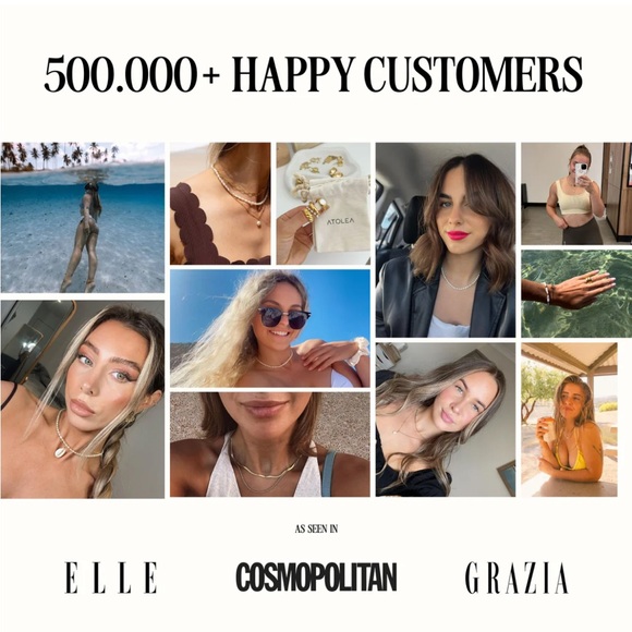 NIB New Atolea "CALVI" ROPE CHAIN BRACELET Gold Color - Picture 9 of 9